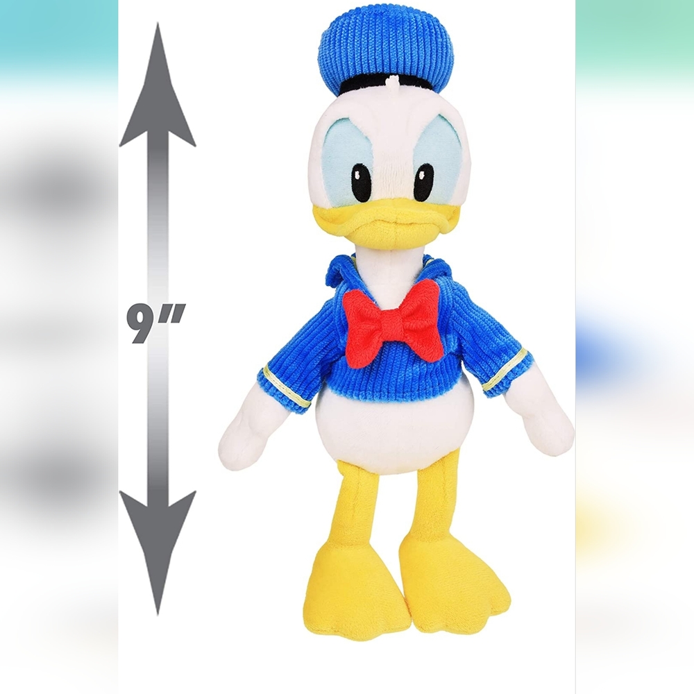 Disney Junior Mickey Mouse Beanbag Plush - Donald Duck, by Just Play